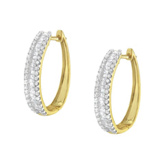 Gold Diamond Earrings