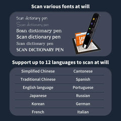 Offline Translation Scanner Pen