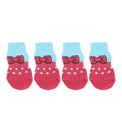 Creative Pet Supplies Pet Dog Puppy Cat Shoes Slippers Non-Slip Socks Pet Cute Indoor For Small Dogs Cats Snow Boots Socks