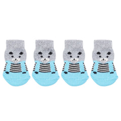 Creative Pet Supplies Pet Dog Puppy Cat Shoes Slippers Non-Slip Socks Pet Cute Indoor For Small Dogs Cats Snow Boots Socks