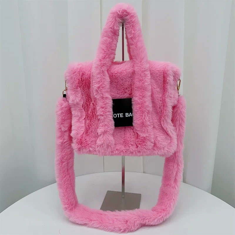 Faux Fur Handbag