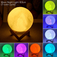 Moon Lamp Night Light Decor