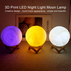 Moon Lamp Night Light Decor