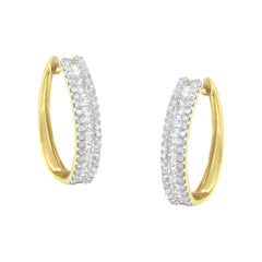 Gold Diamond Earrings