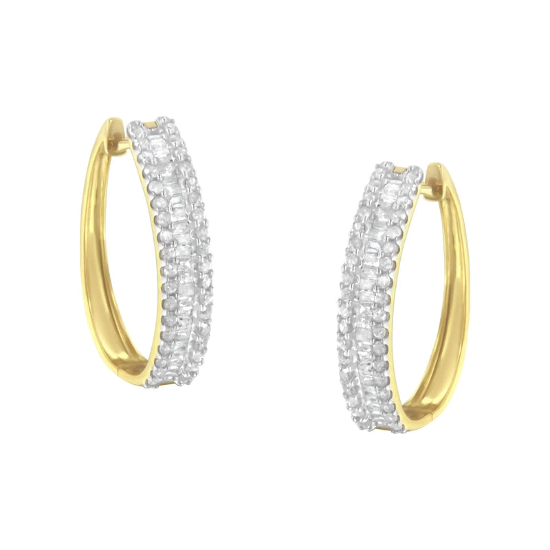 Gold Diamond Earrings