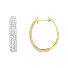 Gold Diamond Earrings